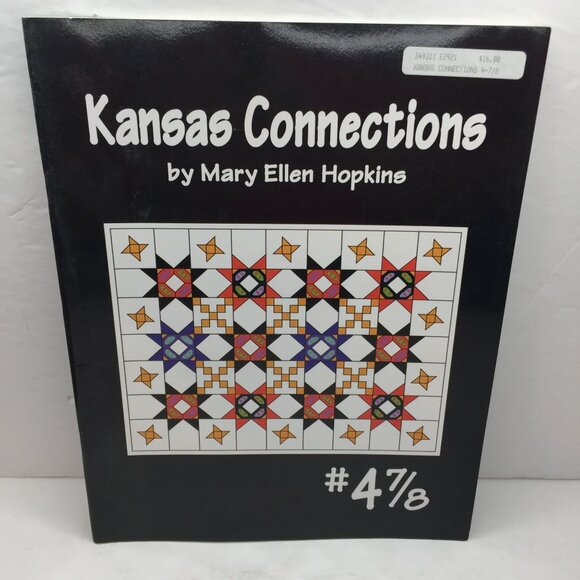 Vintage 1996 Kansas Connections #4 Mary Ellen Hopkins Quilt Design Patterns Book - Picture 1 of 9